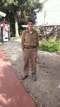 Muhammad Zoabi in uniform